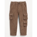 Loose Corduroy Cargo Pants for Toddler Boys