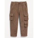 Loose Corduroy Cargo Pants for Toddler Boys