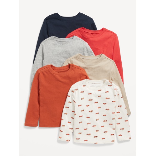 올드네이비 Unisex Long-Sleeve T-Shirt 6-Pack for Toddler