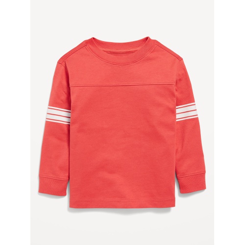 올드네이비 Oversized Long-Sleeve Striped T-Shirt for Toddler Boys