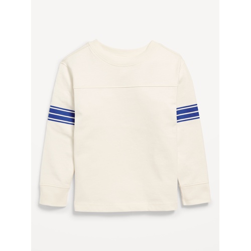 올드네이비 Oversized Long-Sleeve Striped T-Shirt for Toddler Boys