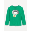 Long-Sleeve Graphic T-Shirt for Toddler Boys Hot Deal