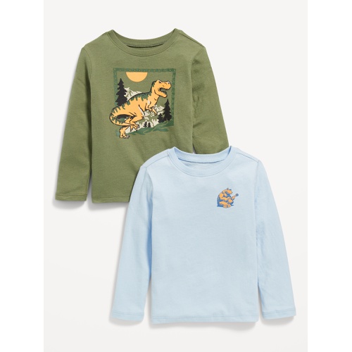 올드네이비 Long-Sleeve Graphic T-Shirt 2-Pack for Toddler Boys