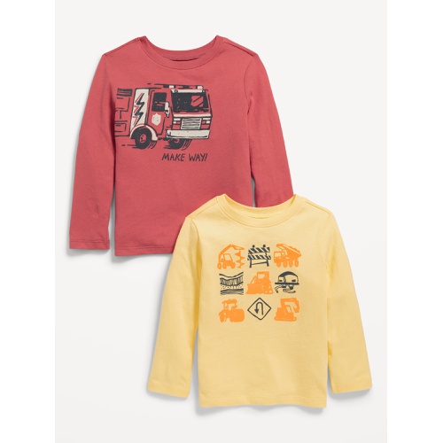 올드네이비 Long-Sleeve Graphic T-Shirt 2-Pack for Toddler Boys