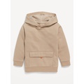 Oversized Cargo-Pocket Pullover Hoodie for Toddler Boys