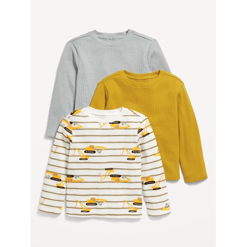 올드네이비 Long-Sleeve Thermal-Knit T-Shirt 3-Pack for Toddler Boys