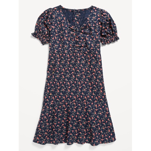 올드네이비 Fit and Flare Crepe Dress for Girls