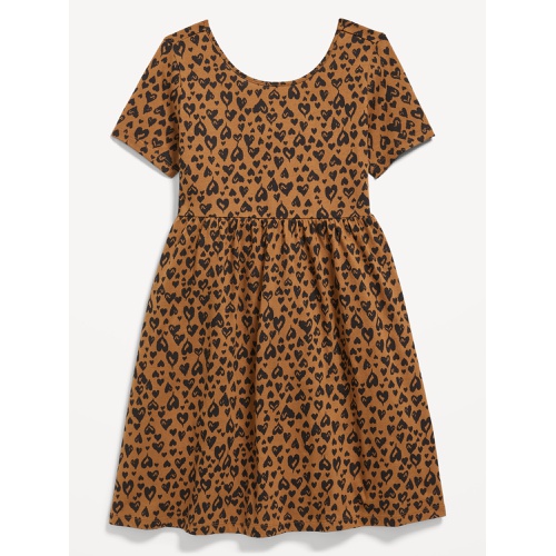 올드네이비 Printed Fit and Flare Dress for Girls Hot Deal