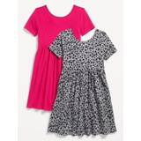 Fit and Flare Dress 2-Pack for Girls