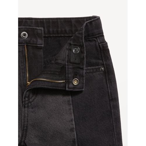 올드네이비 High-Waisted Baggy Two-Tone Wide-Leg Jeans for Girls