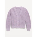 Button-Front Cardigan Sweater for Girls