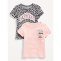 Short-Sleeve Graphic T-Shirt 2-Pack for Girls