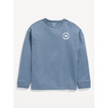 Long-Sleeve Logo-Graphic T-Shirt for Boys