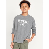 Long-Sleeve Logo-Graphic T-Shirt for Boys