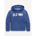 Logo-Graphic Zip-Front Hoodie for Boys