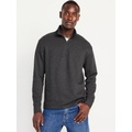 French Rib Quarter-Zip Sweater