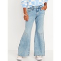 High-Waisted Super Baggy Flare-Leg Jeans for Girls