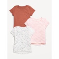 Softest Short-Sleeve T-Shirt 3-Pack for Girls