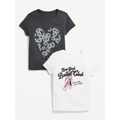 Short-Sleeve Graphic T-Shirt 2-Pack for Girls