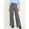 High-Waisted Pull-On Pixie Wide Leg Pants