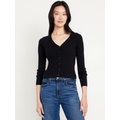 SoSoft Lite Ribbed Crop Cardigan