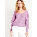 Pointelle Sweater