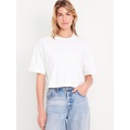 Vintage Oversized Crop T-Shirt Hot Deal