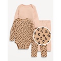 Bodysuit and Leggings 4-Pack for Baby