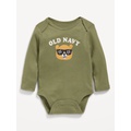 Long-Sleeve Logo-Graphic Bodysuit for Baby