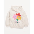 Loose Graphic Hoodie for Toddler Girls