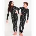 Printed Gender-Neutral Snug-Fit Pajama Set for Kids