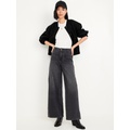 High-Waisted Baggy Wide-Leg Trouser Jeans