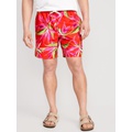 Printed Swim Trunks --7-inch inseam