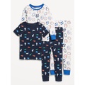 Snug-Fit Pajama 4-Piece Set for Toddler & Baby