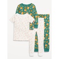 Snug-Fit Pajama 4-Piece Set for Toddler & Baby