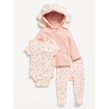 Unisex 3-Piece Printed Layette Set for Baby