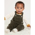 Long-Sleeve T-Shirt and Corduroy Overalls Set for Baby