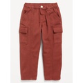 High-Waisted Cargo Balloon Pants for Toddler Girls