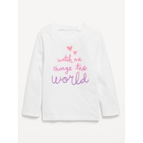 Long-Sleeve Graphic T-Shirt for Toddler Girls