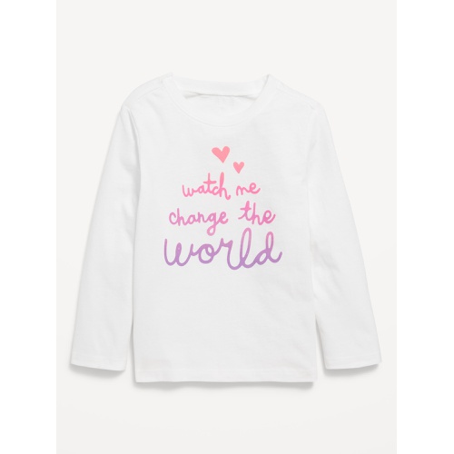 올드네이비 Long-Sleeve Graphic T-Shirt for Toddler Girls