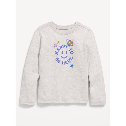 올드네이비 Long-Sleeve Graphic T-Shirt for Toddler Girls