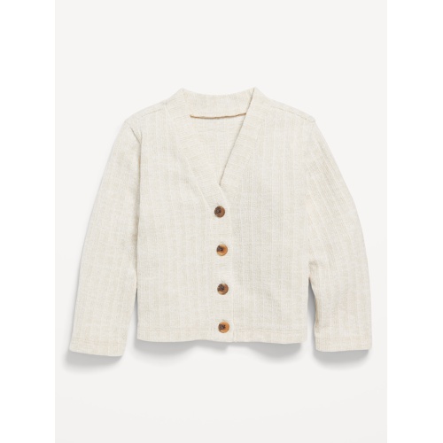 올드네이비 Cropped Button-Front Cardigan Sweater for Toddler Girls