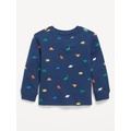 Printed Long-Sleeve T-Shirt for Toddler Boys Hot Deal