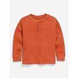 Long-Sleeve Thermal-Knit Henley T-Shirt for Toddler Boys