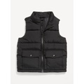 Water-Resistant Quilted Utility Puffer Vest for Toddler