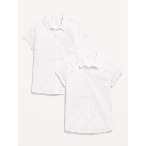 올드네이비 School Uniform Short-Sleeve Shirt 2-Pack for Girls