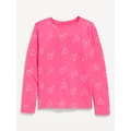 Softest Printed Long-Sleeve T-Shirt for Girls Hot Deal