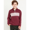 French Rib Quarter-Zip Sweater for Boys