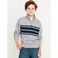 French Rib Quarter-Zip Sweater for Boys