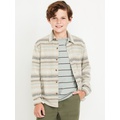 Long-Sleeve Jacquard Knit Pocket Shirt for Boys